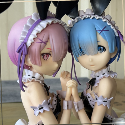 MX厂兔女郎雷姆拉姆手办跪姿1/4