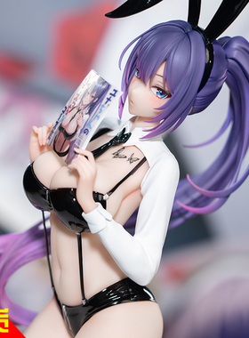 熊熊社Biya尤娜手办站姿紫马尾1/4兔子窝兔女郎模型Bearpanda萌燃