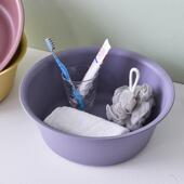 学磨砂加宿厚家用塑料盆新款 式 洗舍生洗衣盆 大号洗脸盆日6179