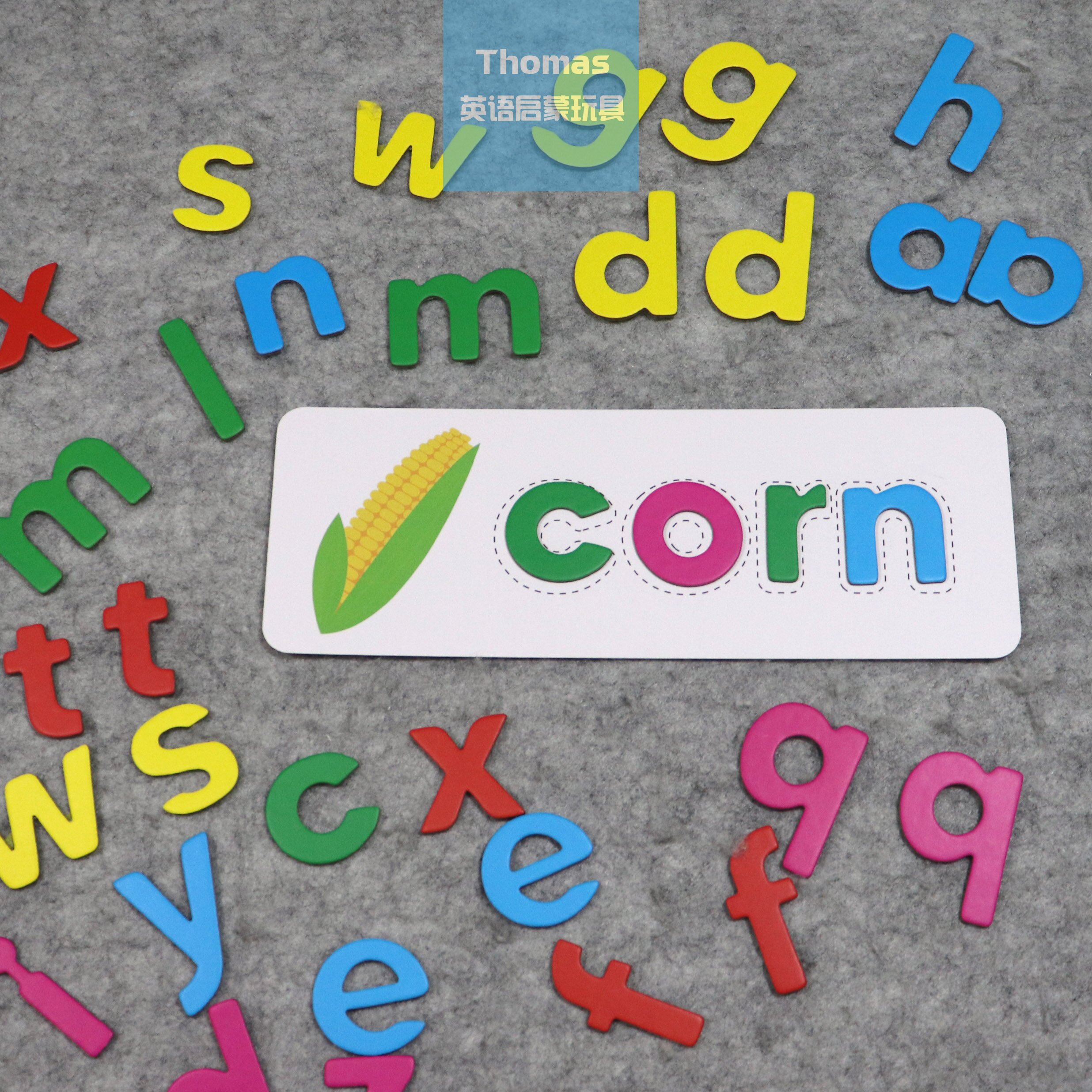 跨境英文启蒙Spelling Word Game拼写单词游戏字母拼读配对点读