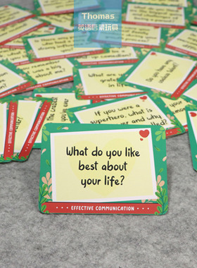 跨境英语启蒙Flashcards Conversation亲子互动沟通卡片