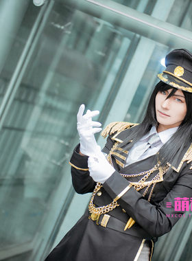 萌香家 K  夜刀神狗朗 黑色 长直发 cosplay假发 假发现货