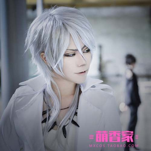 萌香家 心理测量者 槙岛圣护cos/鹤丸国永/仁王雅治cosplay假发
