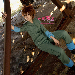 萌香家 cosplay假发 家庭教师 泽田纲吉 棕色反翘 cos假发 包邮