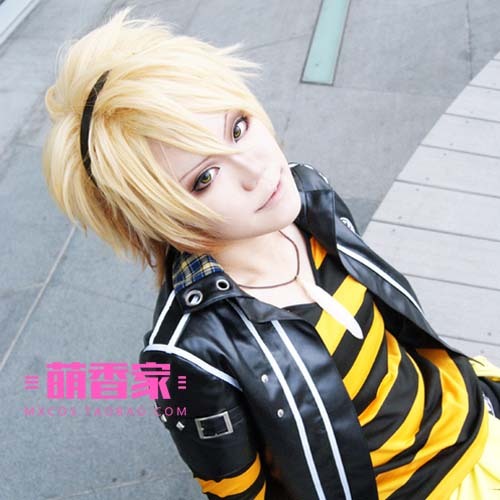 萌香家黄色反翘短发失忆症