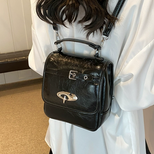 Маленький небольшой серебряный модный универсальный изысканный школьный рюкзак, городской стиль