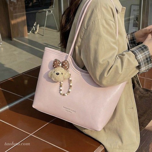 春夏新款大容量通勤托特包