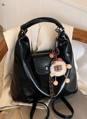 休闲通勤大容量包包女2025新款百搭双肩包一包三背多用单肩斜挎包