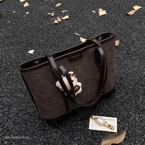 大容量手提托特包2025冬季新款