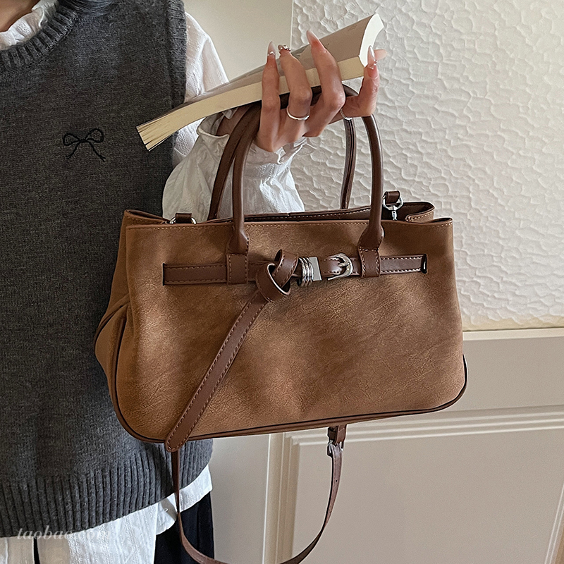 复古通勤高级感托特包