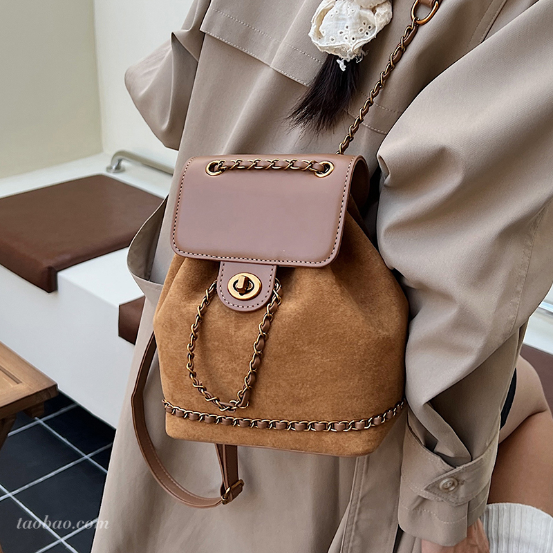 小众双肩包女式2025秋冬季新款