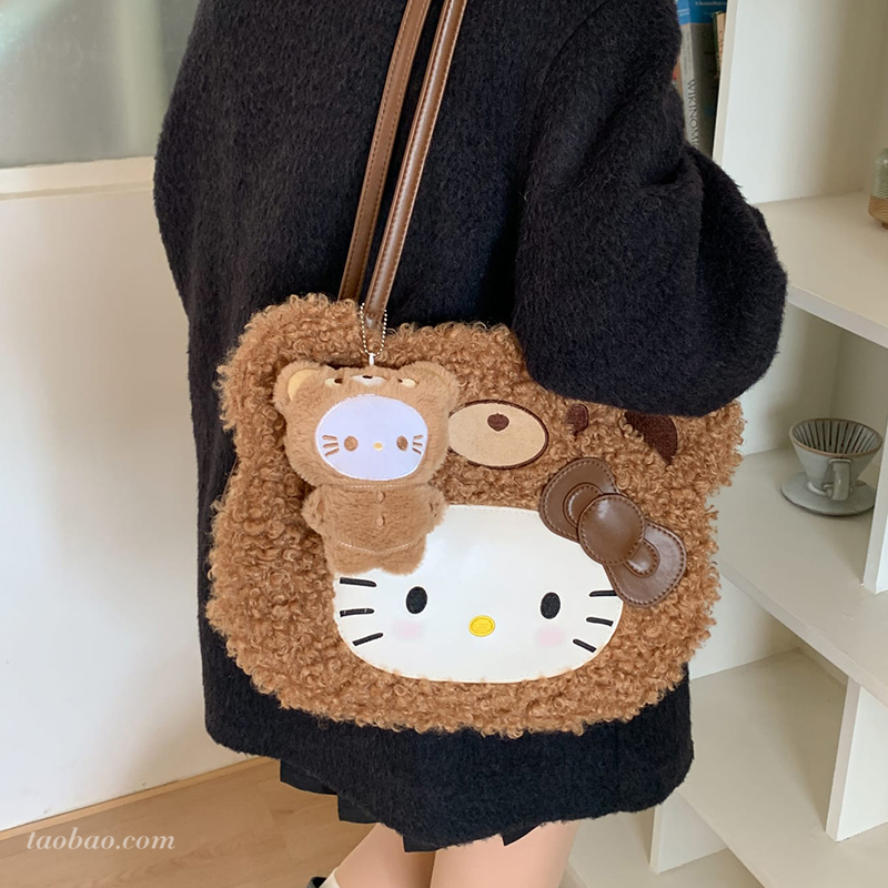 秋冬复古大容量通勤托特包