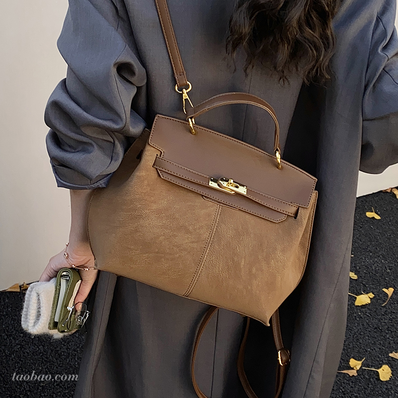 通勤手提双肩包上班外出托特包