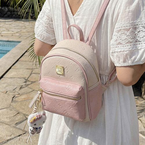 2026新款撞色大容量学生双肩包