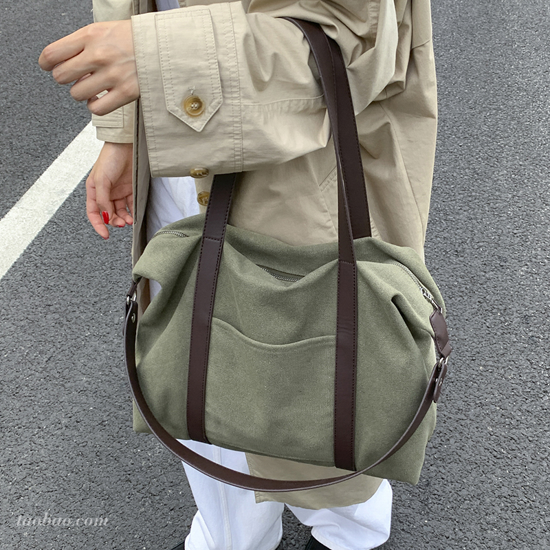托特包单肩大容量通勤韩版斜挎包