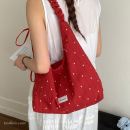 松弛感大容量包包女士2026新款 休闲百搭斜挎包通勤单肩包轻便布包