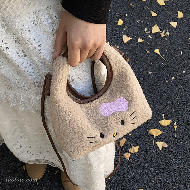 小众毛茸茸包包女2025新款