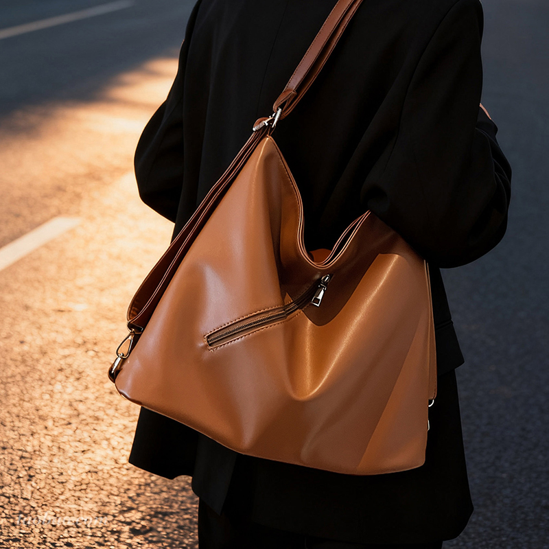 复古潮流大容量腋下包