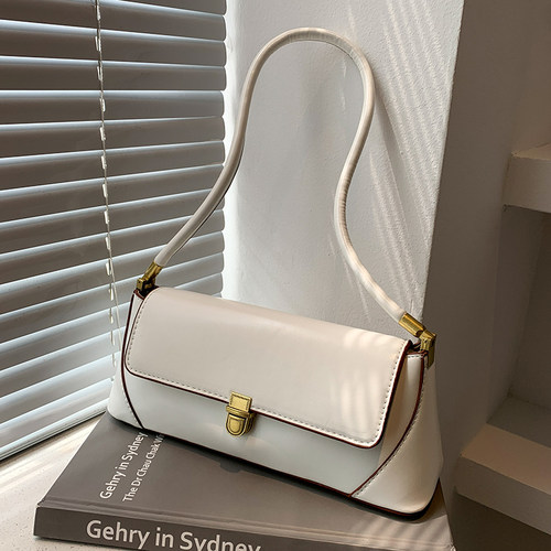 杺薇2026新款复古百搭法棍腋下包