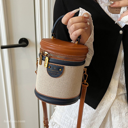 爱圆筒包包手提斜挎单肩包包