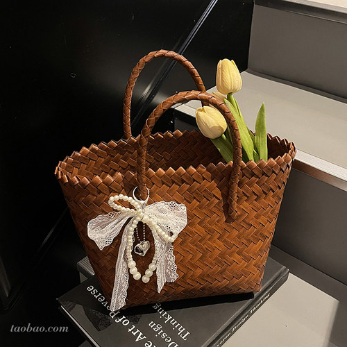 流行包包女夏海边度假沙滩包