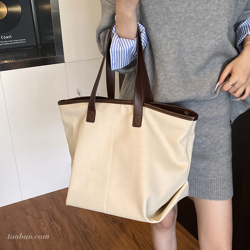 2025年新款单肩休闲托特包