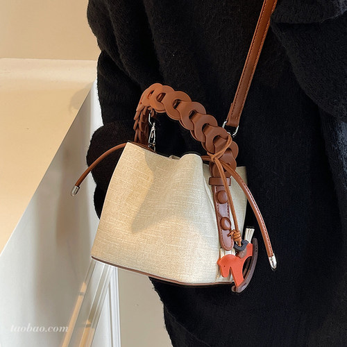 超火水桶包夏季单肩斜挎包