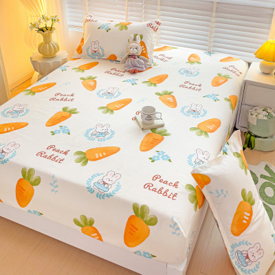 床笠防滑床单隔脏床垫保护三件套