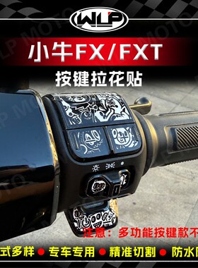 适用小牛FX/FXT手把按键处贴纸装饰个性拉花贴花保护贴膜改装配件