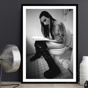 Marilyn Manson 玛丽莲曼森海报摇滚明星乐队酒吧装饰画挂画壁画