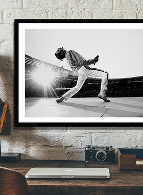 Queen freddie mercury 皇后乐队摇滚音乐海报酒吧怀旧复古装饰画