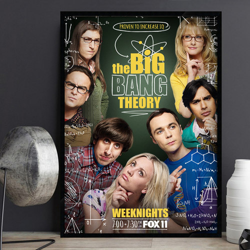 生活大爆炸美剧海报装饰画