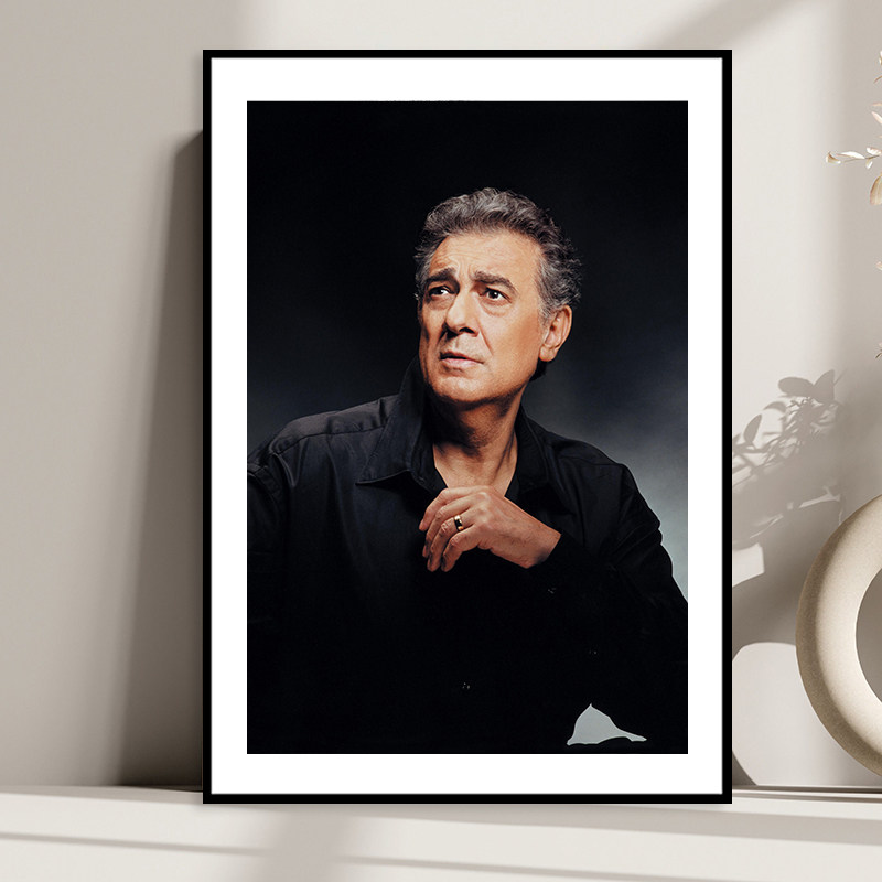 placido domingo 多明戈三大男高音歌唱家海报古典音乐家琴房挂画