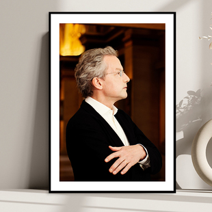 弗朗茨莫斯特爱乐乐团古典交响乐指挥家装饰画音乐家琴房教室挂画
