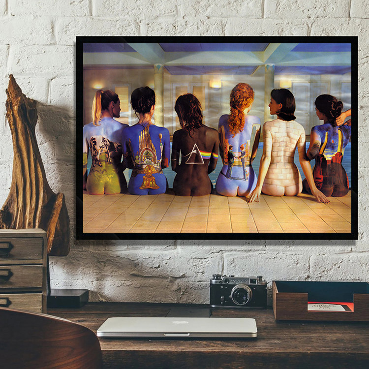 pink floyd 平克·弗洛伊德海报摇滚乐队吉他琴房酒吧工业风挂画