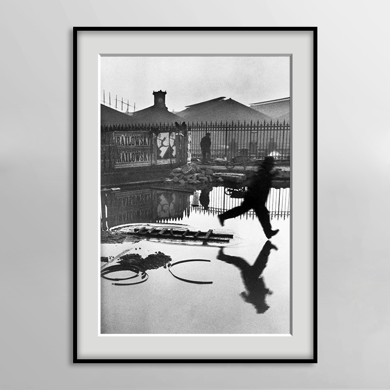 客厅复古怀旧黑白摄影人物装饰画