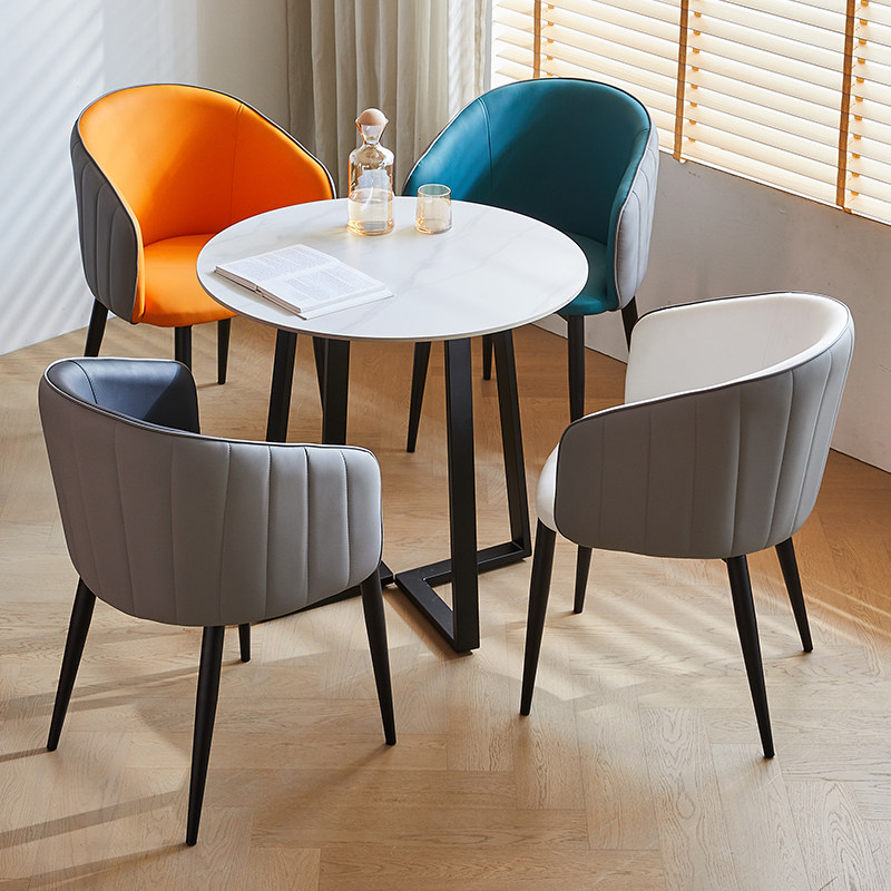 轻奢岩板洽谈桌椅组合正方形简约休闲小四方桌椅阳台小圆桌子4S店,住宅家具,岩板餐桌,淘宝优惠券,粉丝福利购,淘宝优惠卷