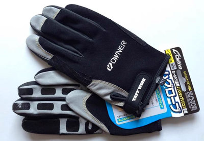 日本OWNER欧娜船钓铁板钓鱼手套海钓矶钓全指防滑防鱼刺路亚手套