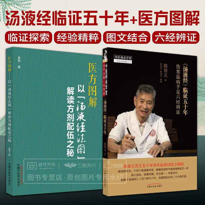 汤液经临证五十年 伤寒温病手足六经辨证 医方图解 以 汤液经法图