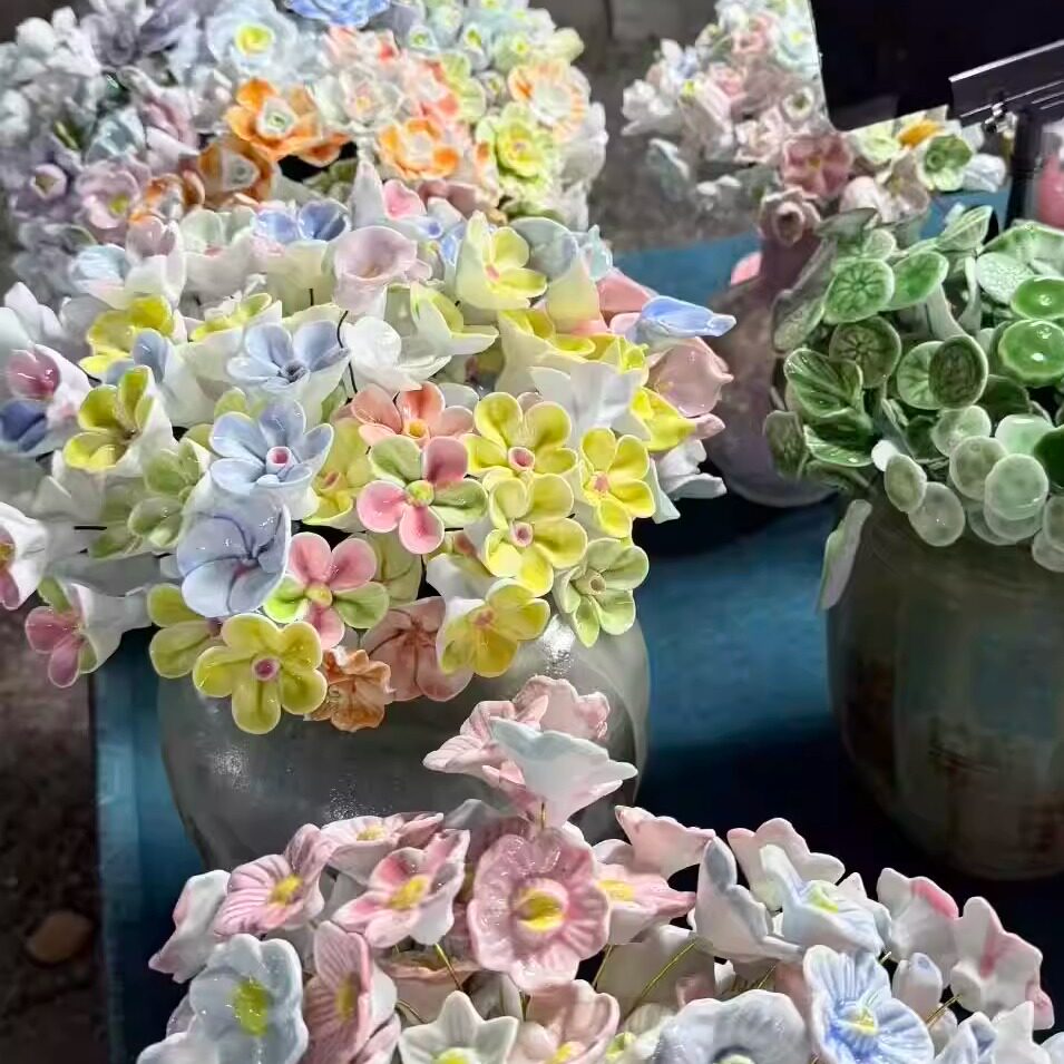 景德镇陶瓷永生花摆地摊送礼推荐