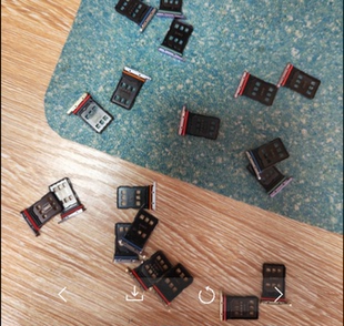 卡座 SIM卡卡槽 装 卡器原装 适用于魅族20 卡托M381Q 20pro卡托