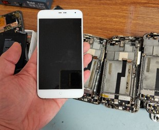 适用于魅族mx3屏幕总成内屏带框总成显示液晶屏幕总成M351 353