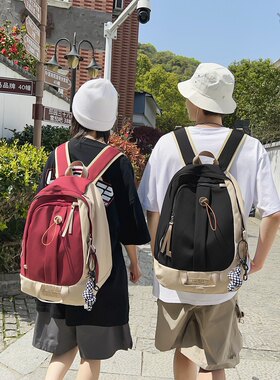 艾乖街头情侣双肩包新款背包