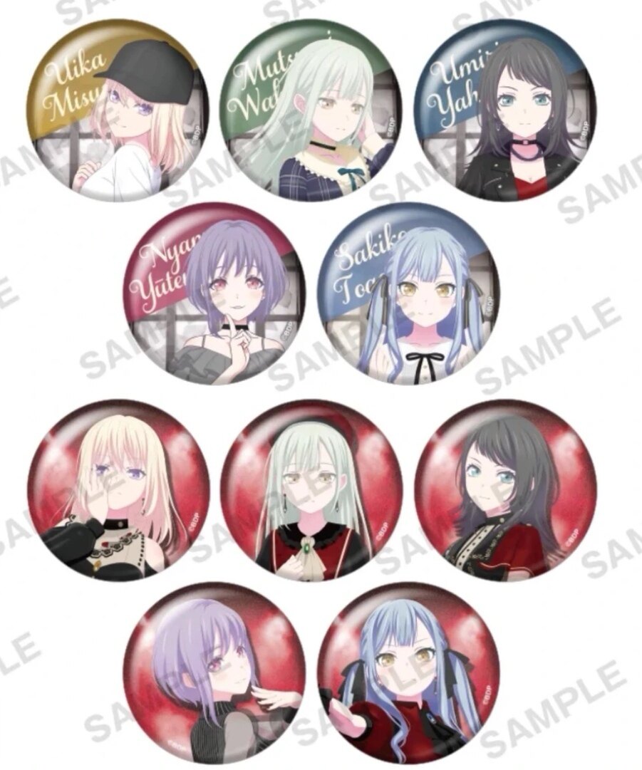 『日谷正版现货』BangDream Ave Mujica池袋快闪私服徽章&相卡图片