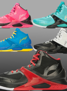 李宁篮球鞋男鞋夏款韦德之道第六人运动耐磨战靴比赛鞋ABAL013-3