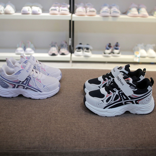 新款 31码 皮面网面男女童机能鞋 三色可选运动鞋 婴芬特25秋季