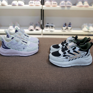 新款 36码 双网中童机能鞋 女童艾草27 男童纽扣运动鞋 婴芬特25秋季