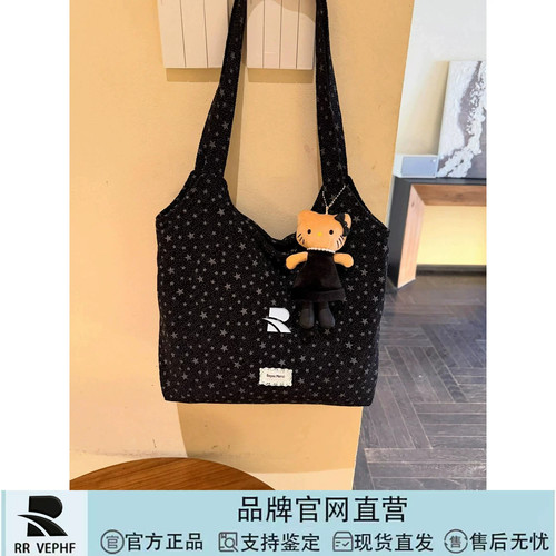 RR正品星星帆布托特包大容量