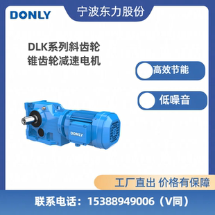 宁波东力减速机DLK系列斜齿轮-锥齿轮减速电机硬齿面涡轮减速箱