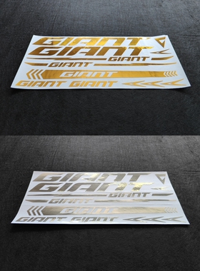 适用DIYgiant公路山地车架贴纸下管贴画贴花装饰改色logo覆盖